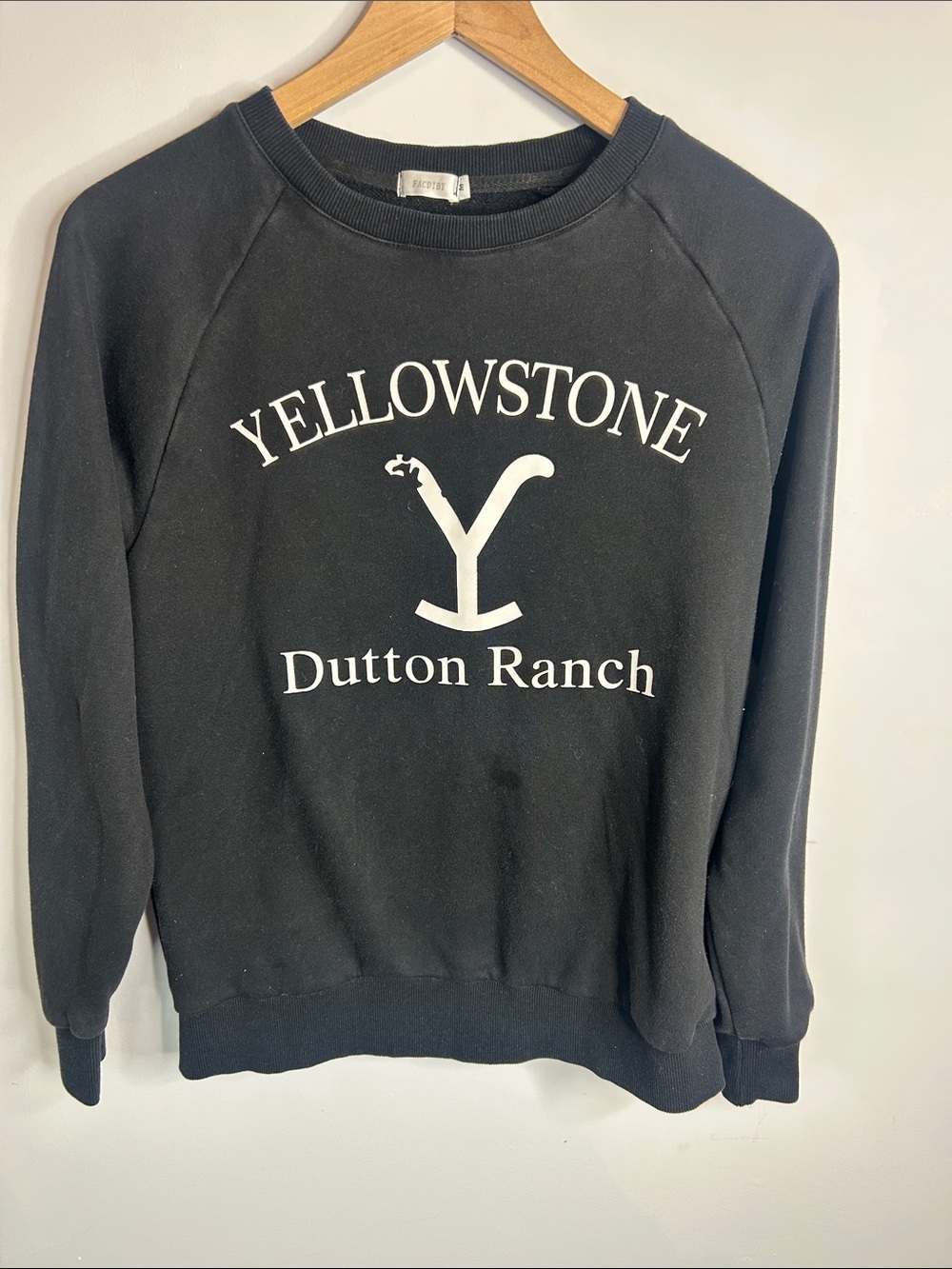 Dutton Ranch Black Graphic Crewneck Sweatshirt
